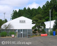 メロンの森雨天会場ハウス